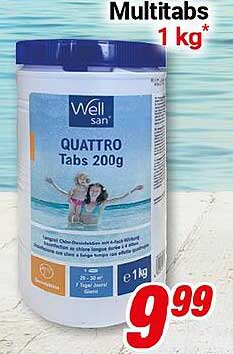 Well san QUATTRO Tabs 1 kg