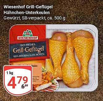 Wiesenhof Grill-Geflügel Hähnchen-Unterkeulen 500 g