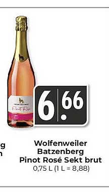 Wolfenweiler Batzenberg Pinot Rosé Sekt brut 0,75 L