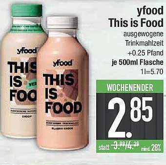 yfood This is Food - Ausgewogene Trinkmahlzeit