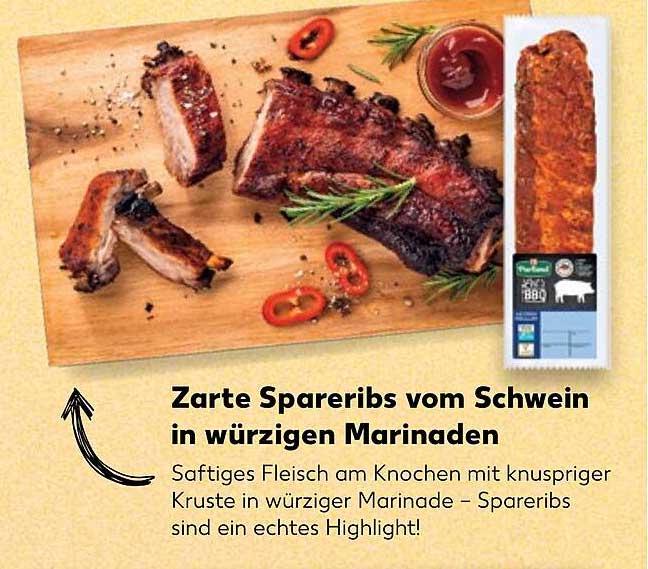 Zarte Spareribs vom Schwein in würzigen Marinaden