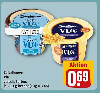 Zuyvelhoeve Vla - Verschiedene Sorten