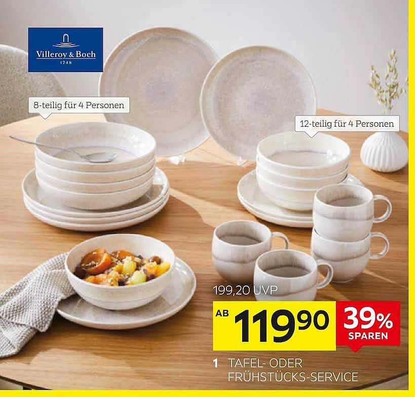 1 TAFEL- ODER FRÜHSTÜCKS-SERVICE