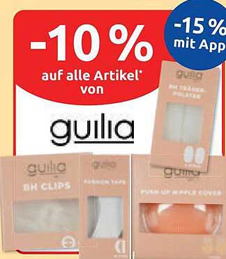 -10 % auf alle Artikel* von gulia