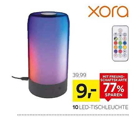 10 LED-TISCHLEUCHTE