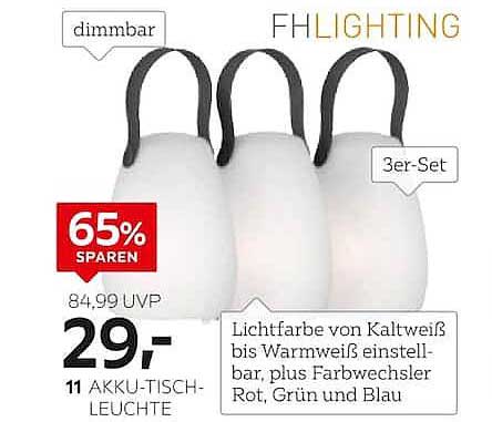11 AKKU-TISCH-LEUCHTE