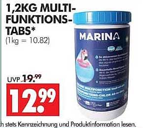 1,2KG MULTI-FUNKTIONSTABS*