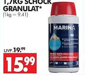 1,7KG SCHOCK GRANULAT* (1kg = 9,41)