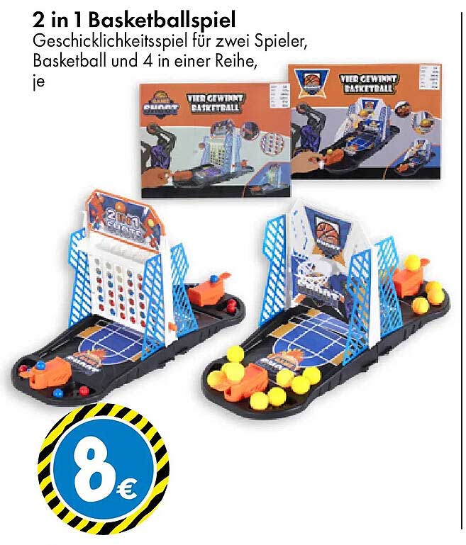 2 in 1 Basketballspiel