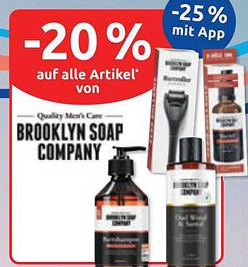 -20% auf alle Artikel* von BROOKLYN SOAP COMPANY