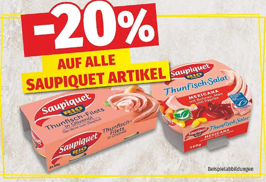 -20% AUF ALLE SAUPIQUET ARTIKEL