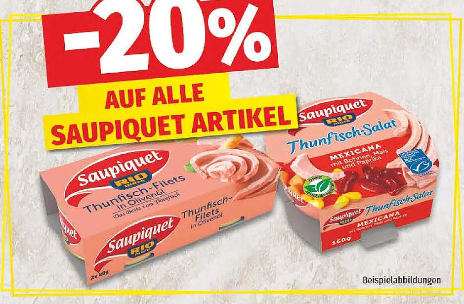 -20% AUF ALLE SAUPIQUET ARTIKEL