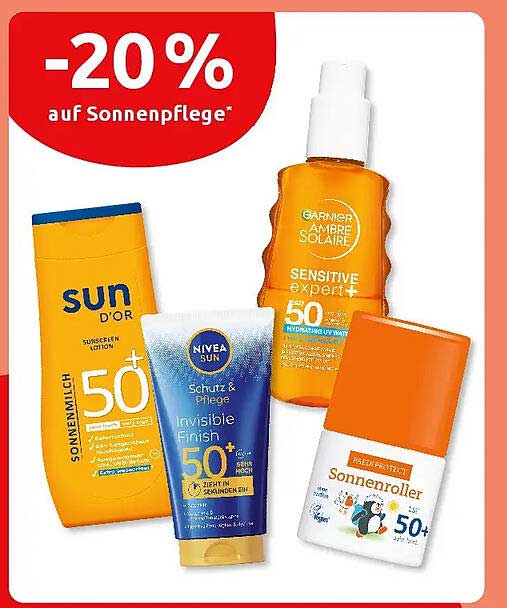 -20% auf Sonnenpflege*