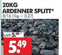 20KG ARDENNER SPLITT*