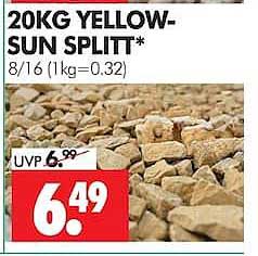 20KG YELLOW-SUN SPLITT*
