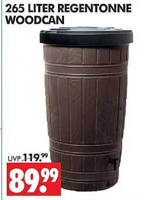 265 LITER REGENTONNE WOODCAN