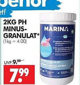 2KG PH MINUS-GRANULAT* (1kg = 4.00)