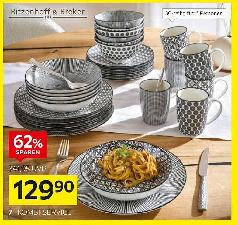 7-teiliges Kombi-Service von Ritzenhoff & Breker