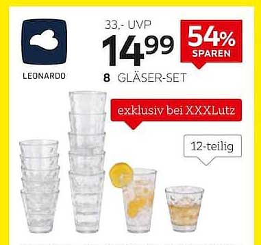 8 GLÄSER-SET