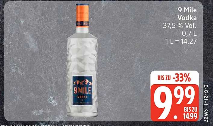 9 Mile Vodka