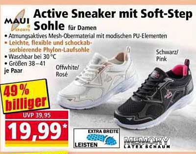 Active Sneaker mit Soft-Step Sohle für Damen