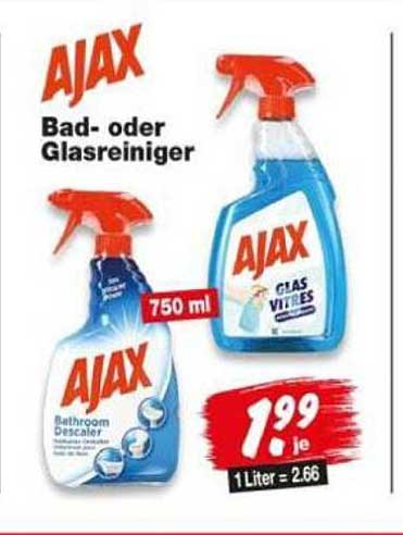 AJAX Bad- oder Glasreiniger
