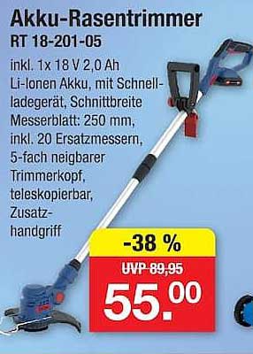 Akku-Rasentrimmer RT 18-201-05