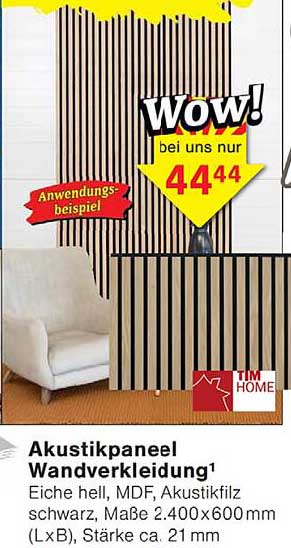 Akustikpaneel Wandverkleidung¹