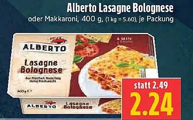 Alberto Lasagne Bolognese