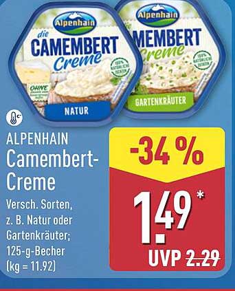 ALPENHAIN Camembert-Creme