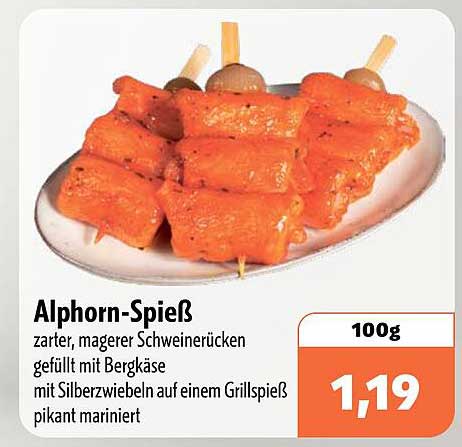 Alphorn-Spieß