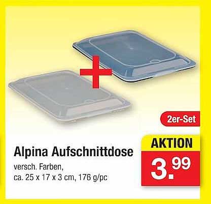 Alpina Aufschnittdose