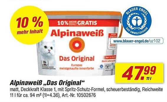 Alpinaweiß „Das Original“