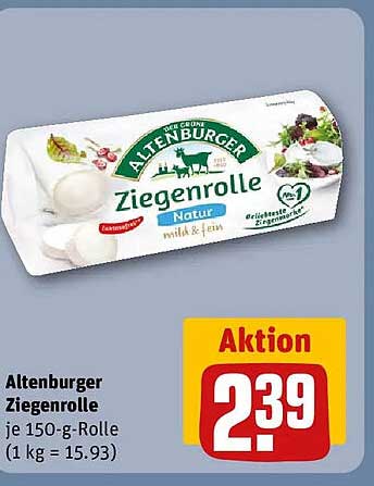 Altenburger Ziegenrolle je 150-g-Rolle (1 kg = 15.93)