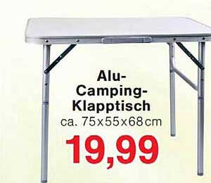 Alu-Camping-Klapptisch ca. 75x55x68cm