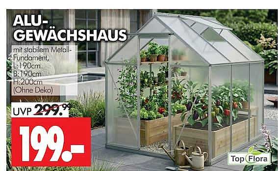 ALU-GEWÄCHSHAUS