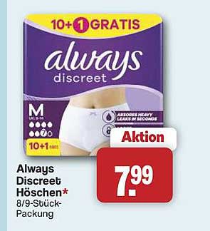 Always Discreet Höschen*