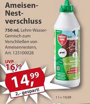 Ameisen-Nestverschluss