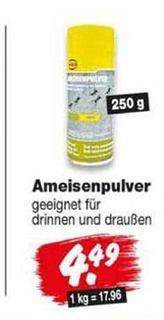 Ameisenpulver geeignet für drinnen und draußen