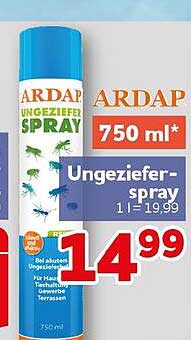 ARDAP Ungeziefer-Spray 750 ml*