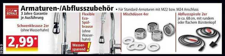 Armaturen-/Abflusszubehör