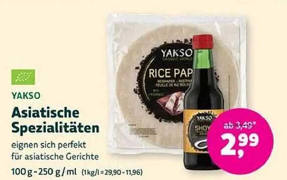Asiatische Spezialitäten