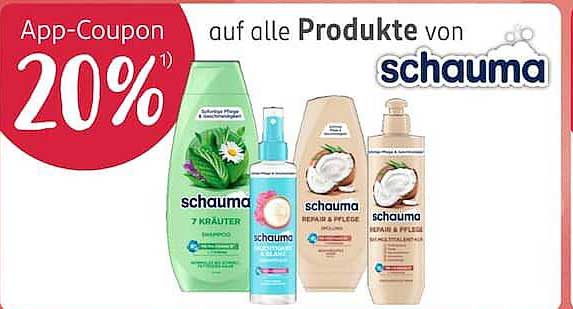 auf alle Produkte von schauma