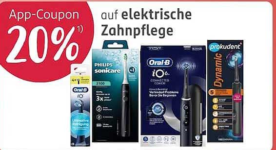 auf elektrische Zahnpflege