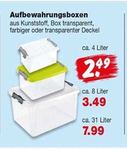 Aufbewahrungsboxen
