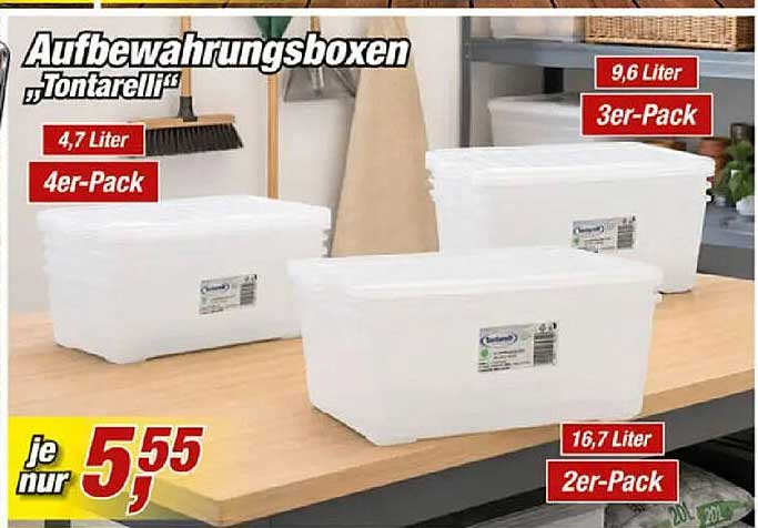 Aufbewahrungsboxen „Tontarelli“