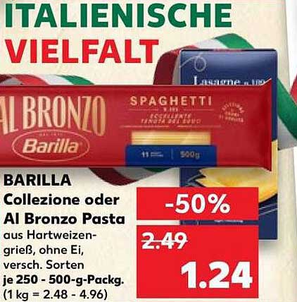 BARILLA Collezione oder Al Bronzo Pasta