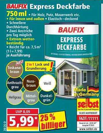 BAUFIX Express Deckfarbe 750ml