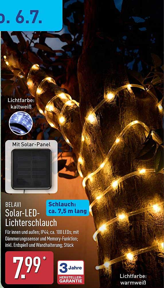 BELAVI Solar-LED-Lichterschlauch
