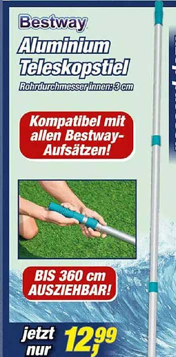 Bestway Aluminium Teleskopstiel